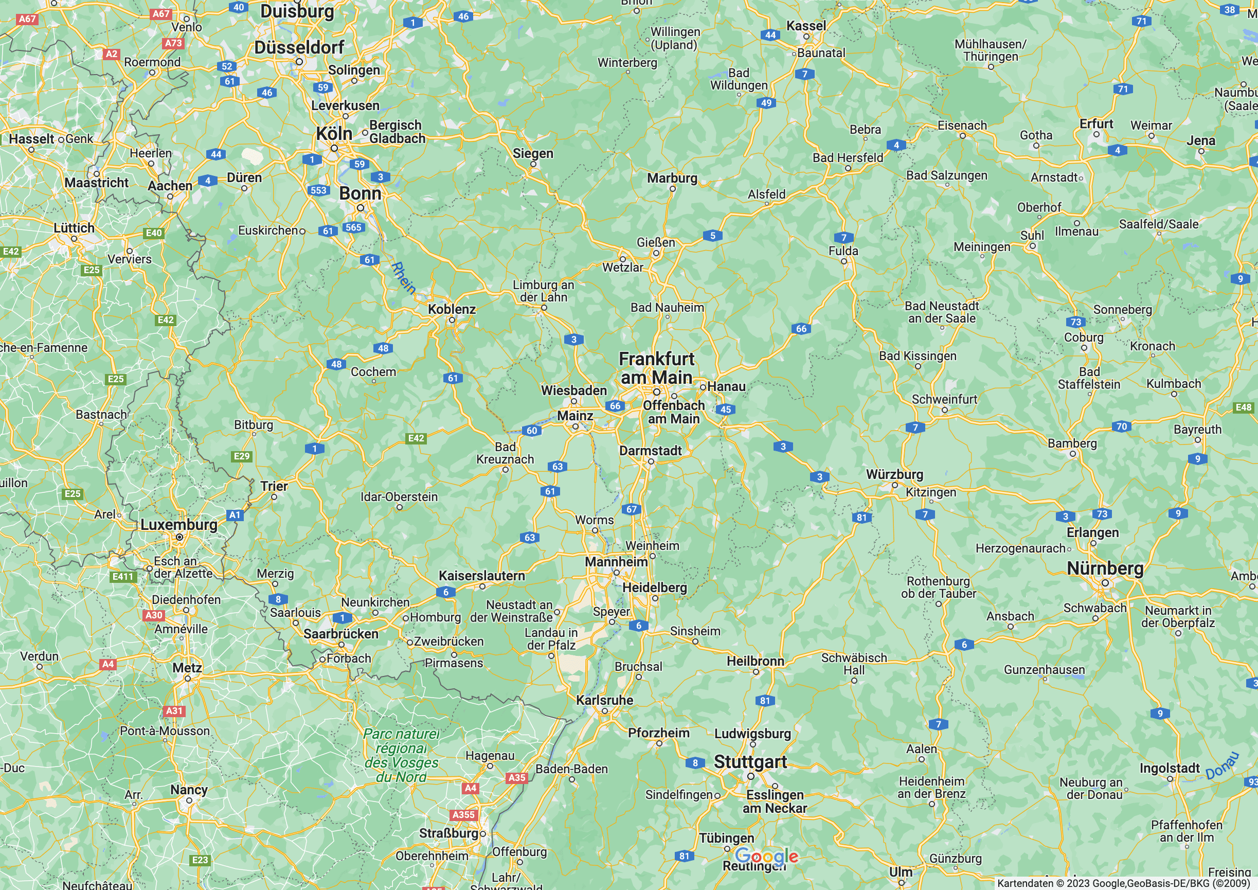 a screenshot of google maps acting as a placeholder