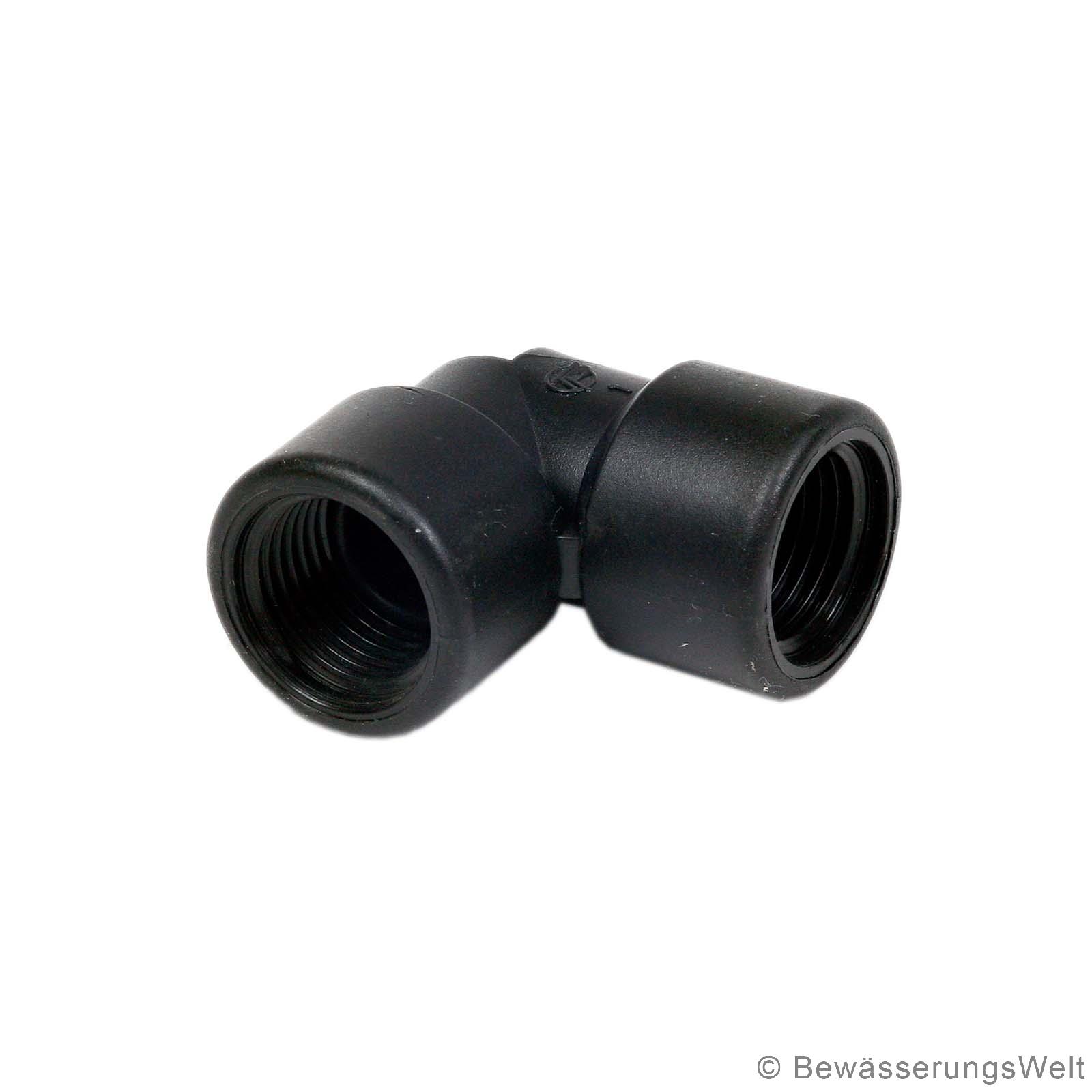 PP-Gewindefitting Winkel 2 IG x 2 IG