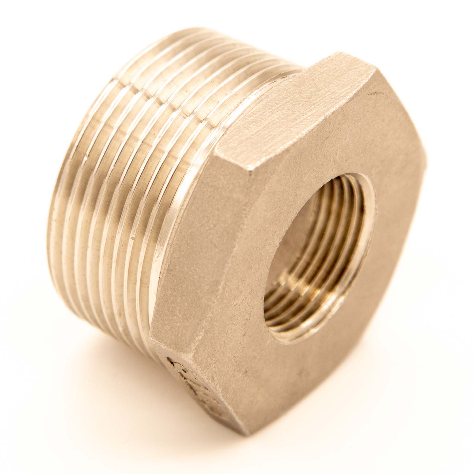 Metall-Gewindefitting (V4A) Reduzierstück 1-12 AG x 1 IG