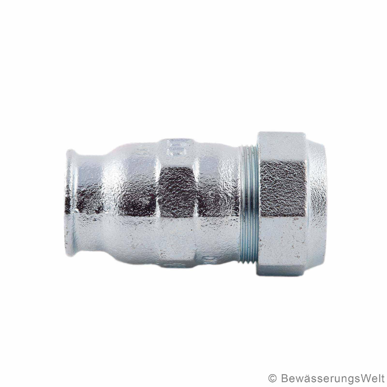 Temperguss-Übergangsverschraubung 21,3mm x 1-2IG