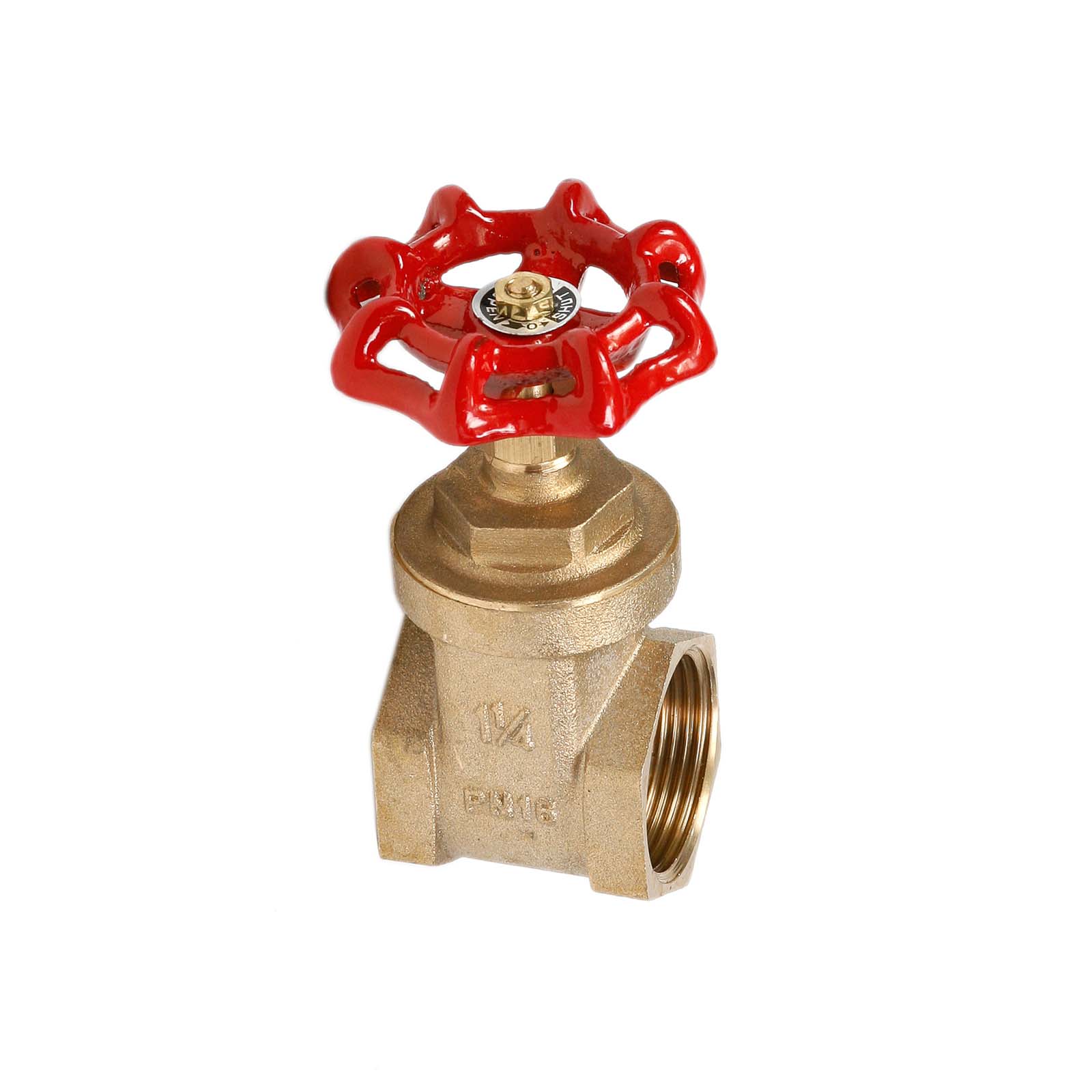 Muffenschieber Messing 12 IG x 12 IG