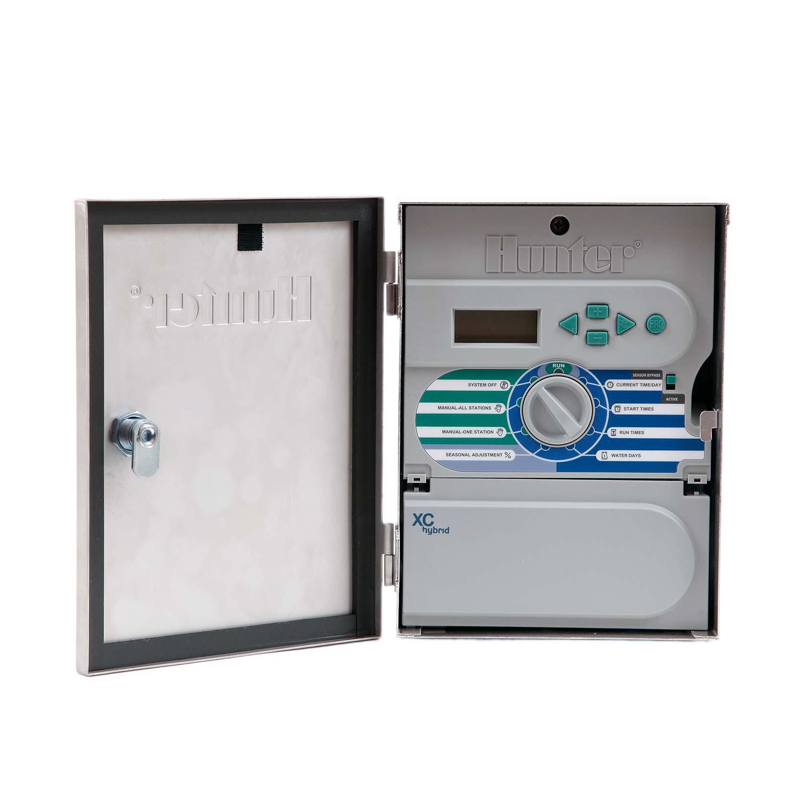 HUNTER Steuergerät XC-Hybrid 1200-SS 12 Stationen in-outdoor Edelstahl HUNTER Steuergerät XC-Hybrid 1200-SS 12 Stationen in-outdoor Edelstahl