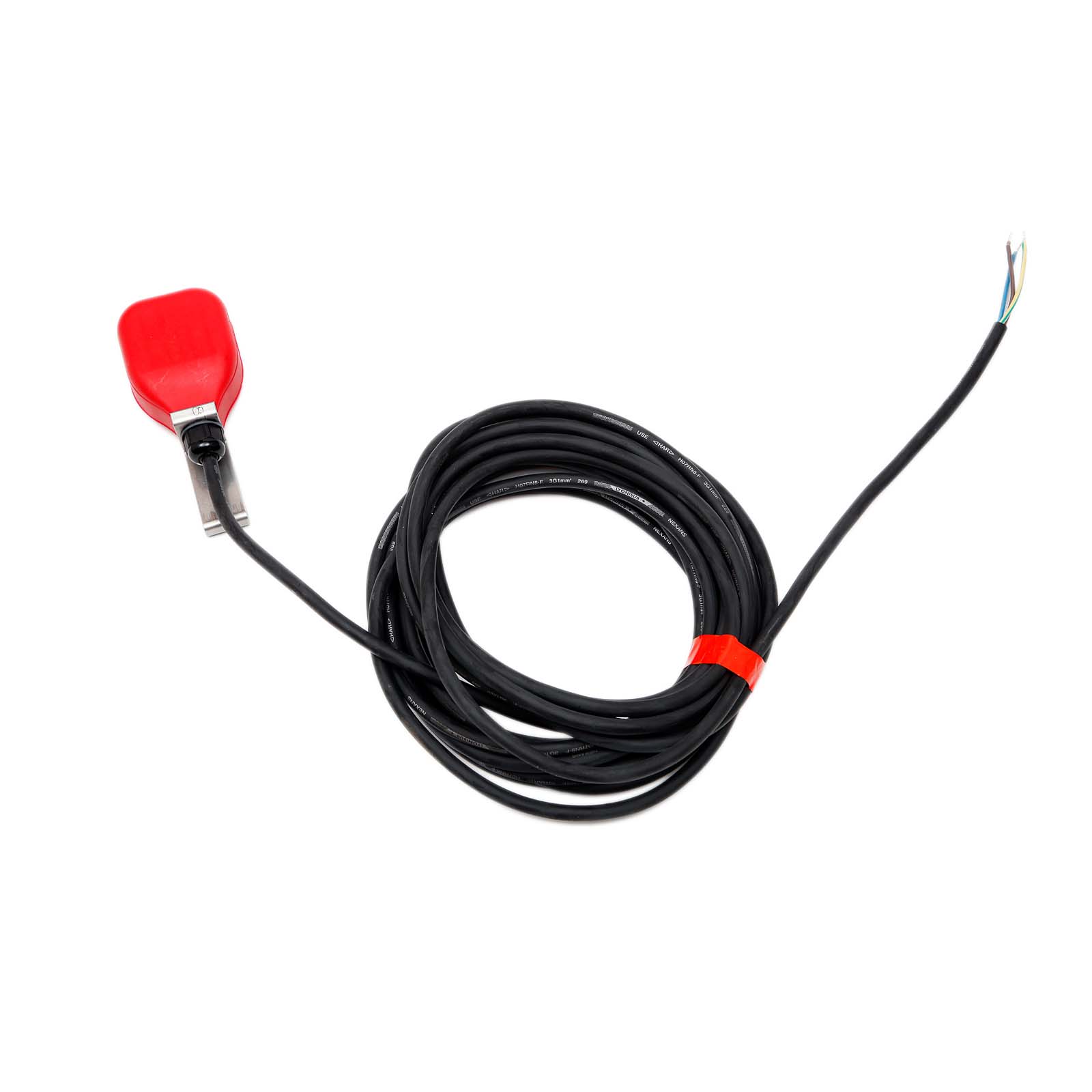 Schwimmerschalter für Trockenlaufschutz (rot)