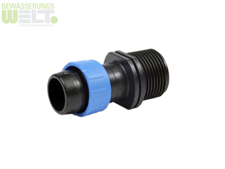 Startverbinder Ring blau Tape 16 x 3/4'' Anschlussadapter AG