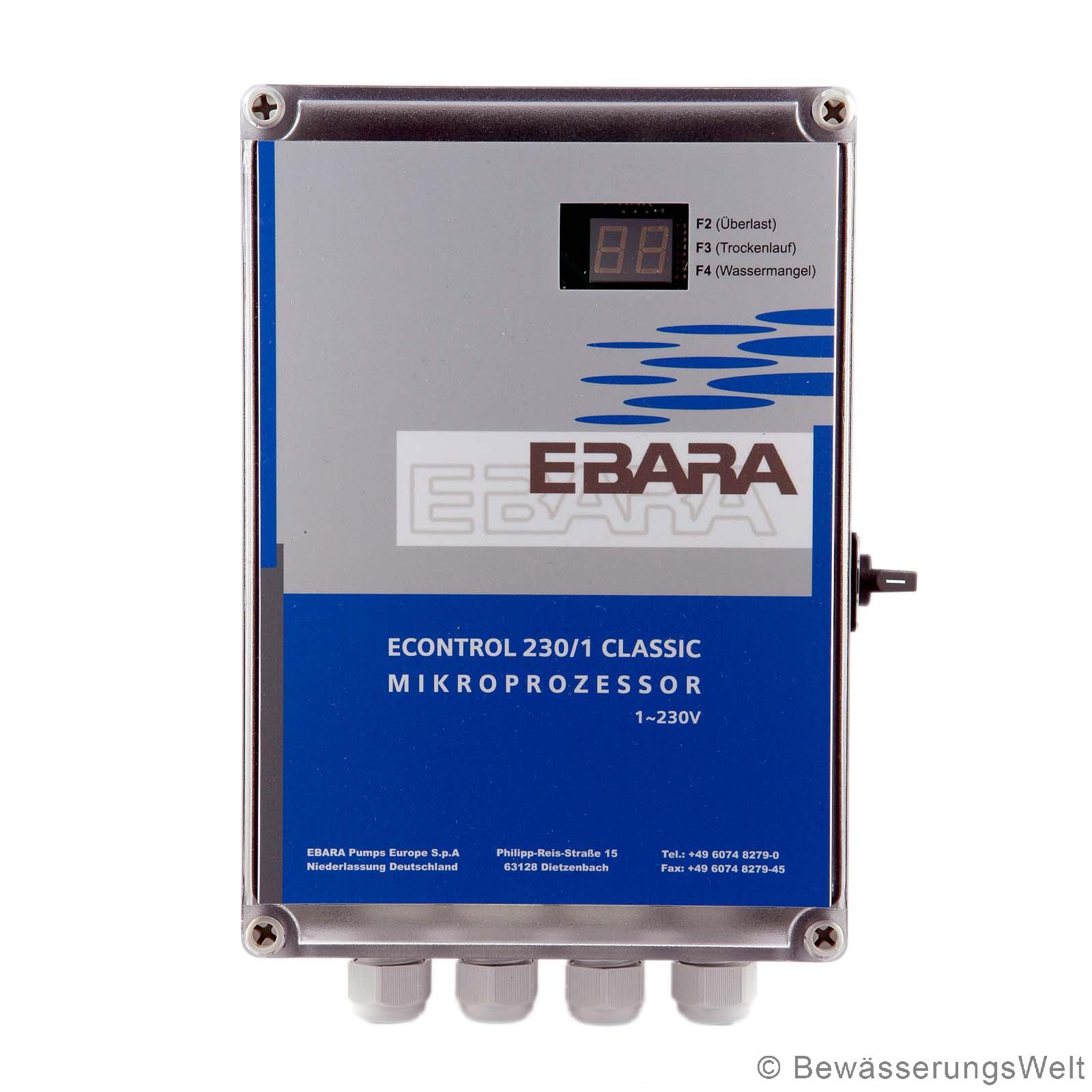 EBARA Pumpensteuerung ECONTROL Classic 230