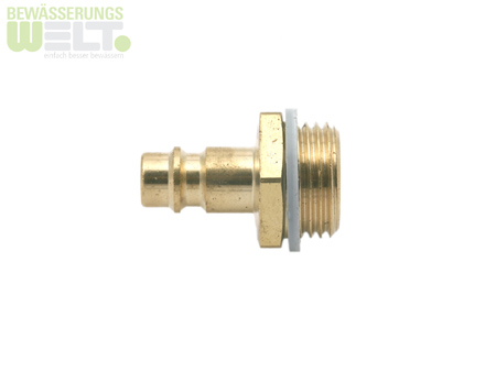 Pressluft Kupplungsstecker 1/2'' AG